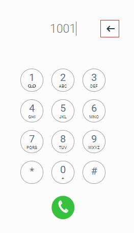 glocom_web_dialer_backspace_arrow_screen.png