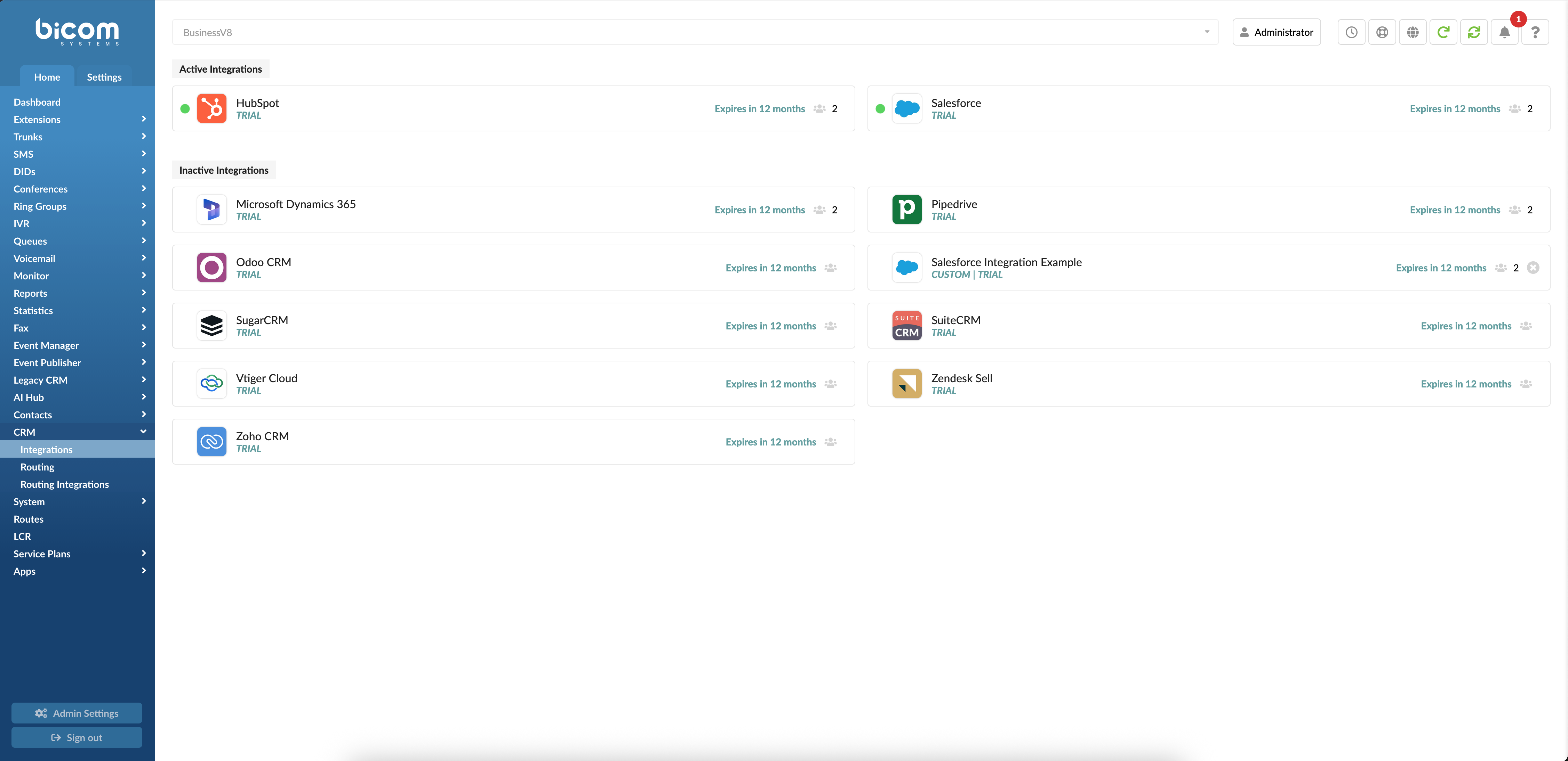 CRM | Bicom Systems Wiki